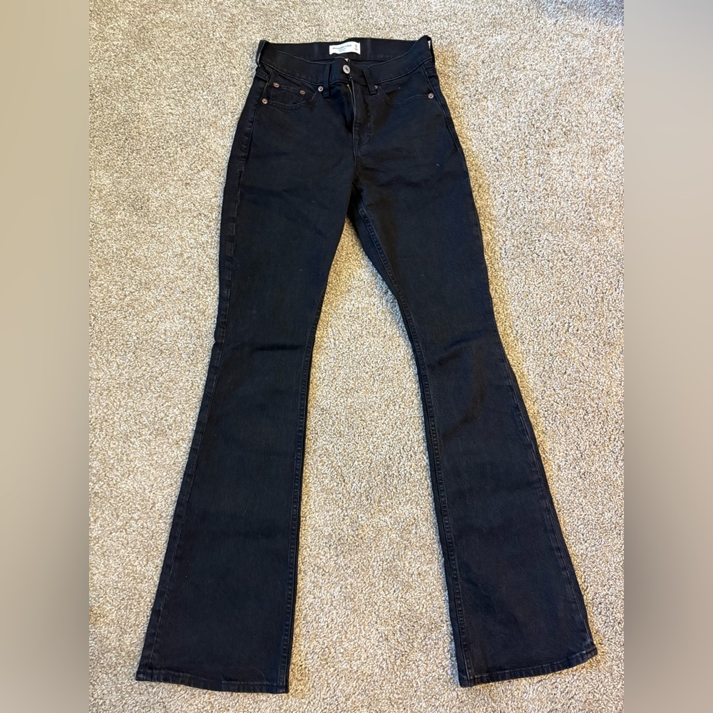 Abercrombie and fitch bootcut mid rise jeans